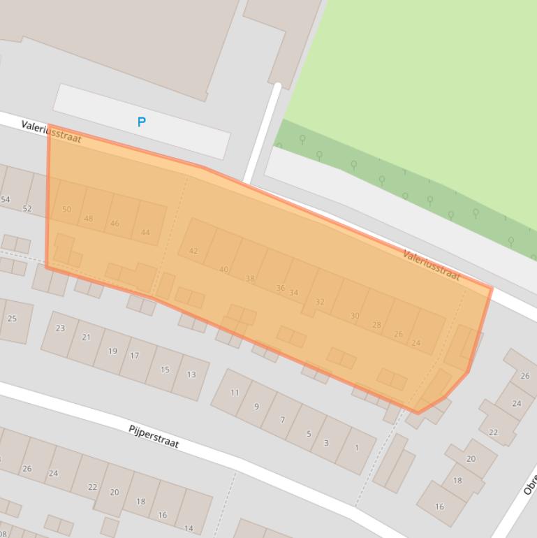 Kaart van postcodegebied 7604CP.