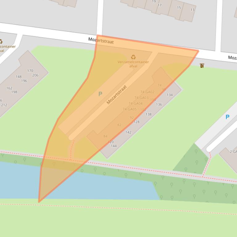 Kaart van postcodegebied 7604GS.