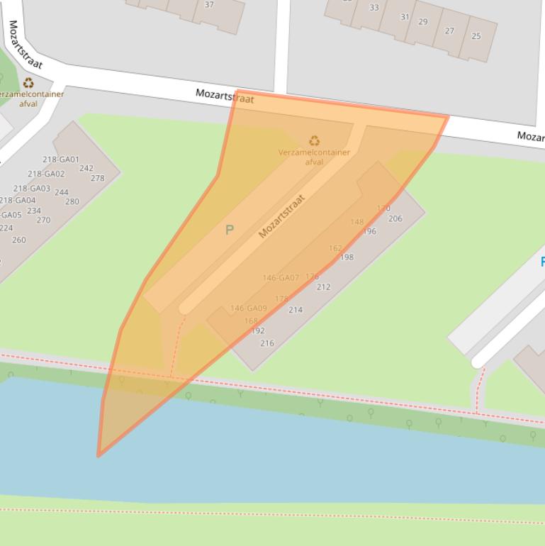 Kaart van postcodegebied 7604GV.