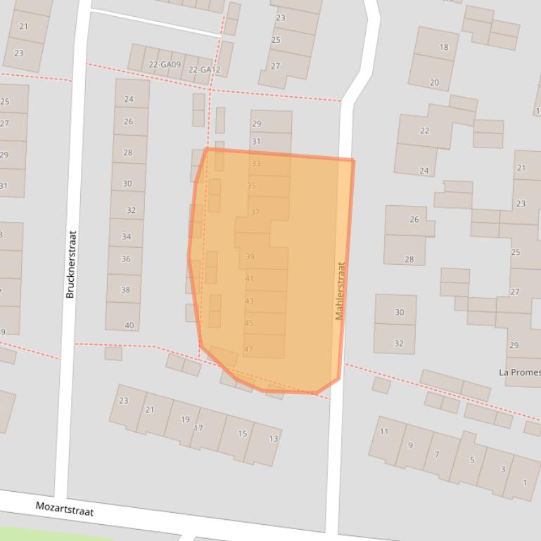 Kaart van postcodegebied 7604HC.