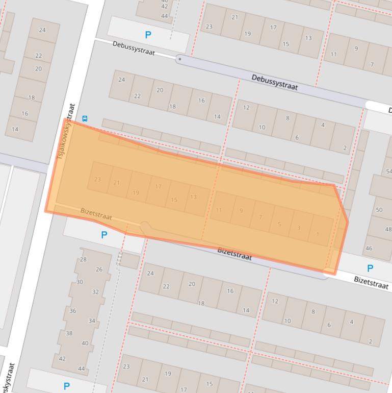 Kaart van postcodegebied 7604HT.
