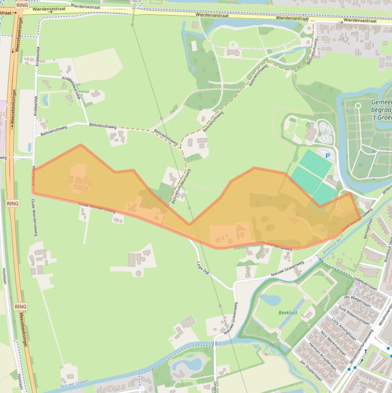 Kaart van postcodegebied 7604PB.