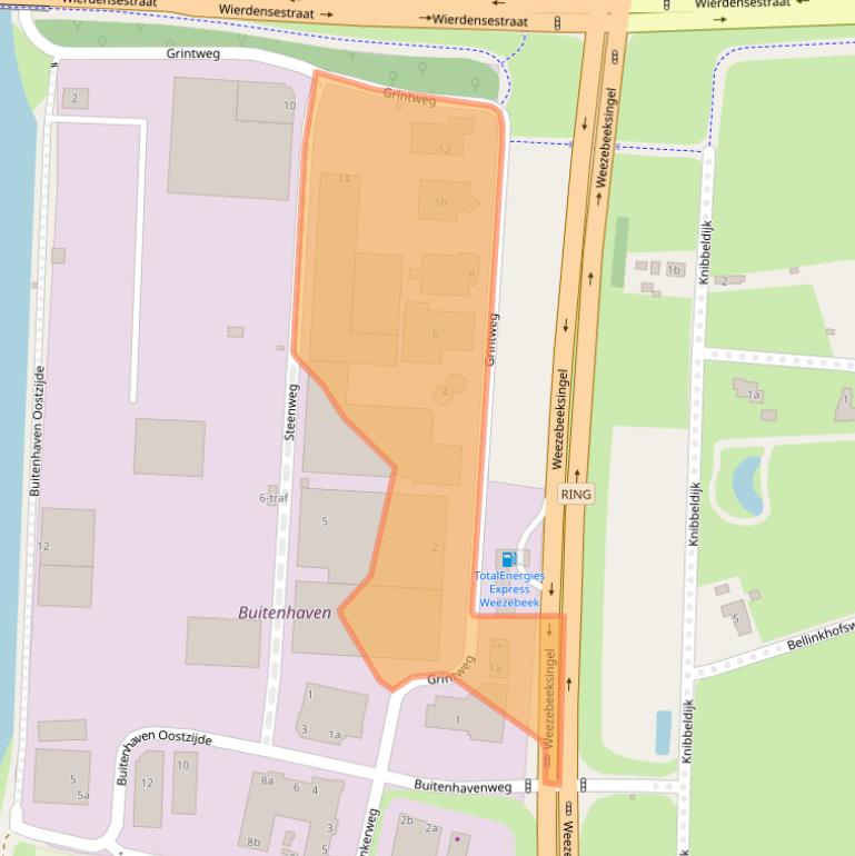 Kaart van postcodegebied 7604PV.