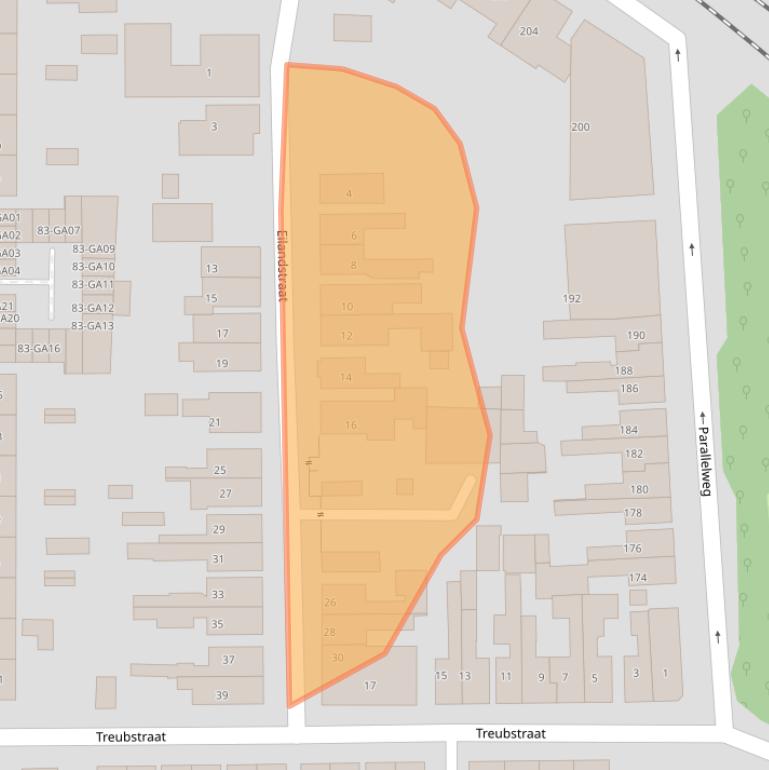 Kaart van postcodegebied 7604TN.