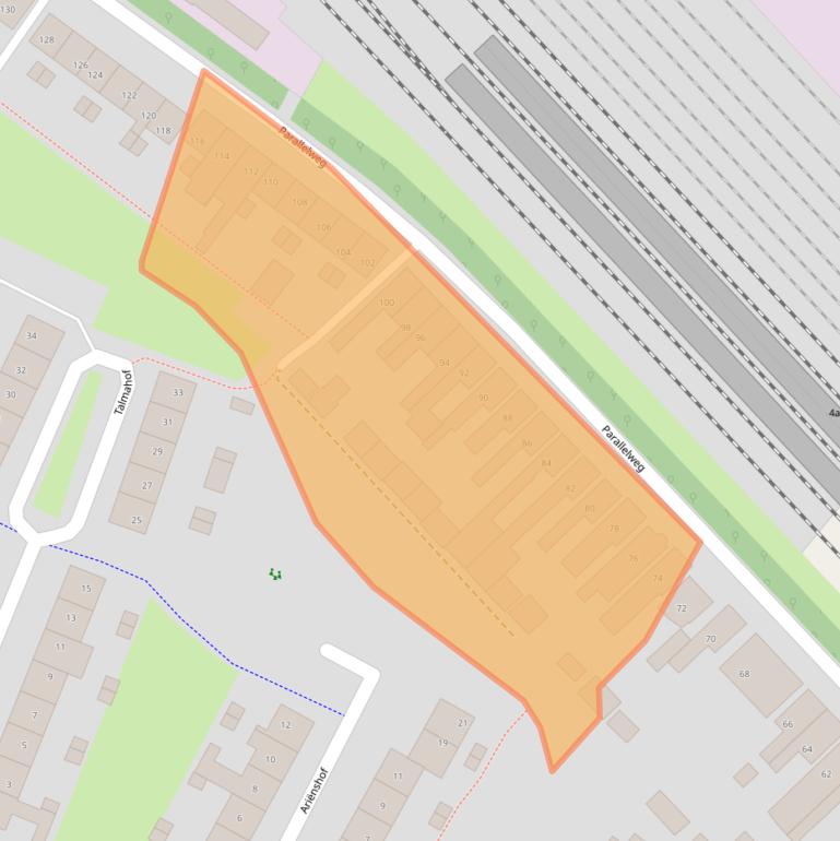 Kaart van postcodegebied 7604TW.