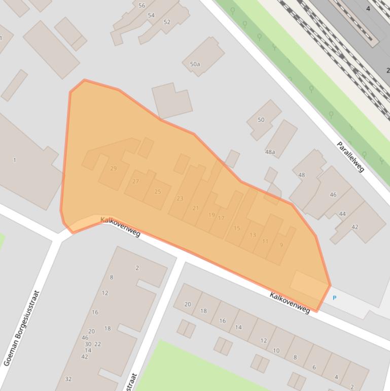 Kaart van postcodegebied 7604VZ.