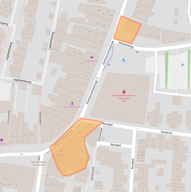 Kaart van postcodegebied 7607AV.