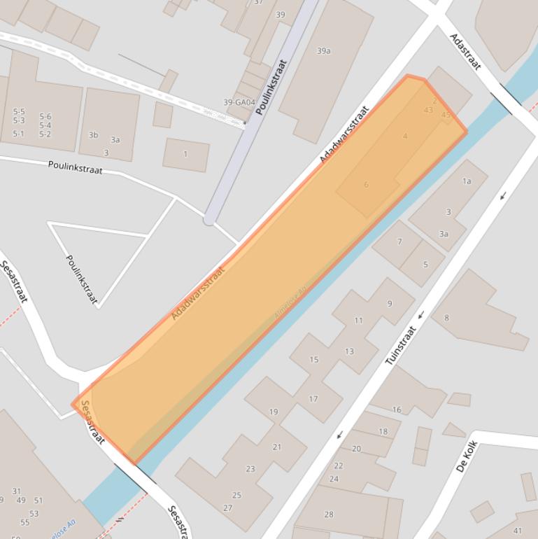 Kaart van postcodegebied 7607HW.