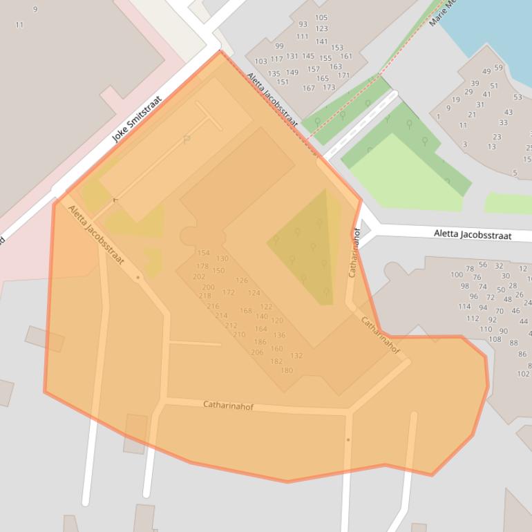 Kaart van postcodegebied 7607SH.