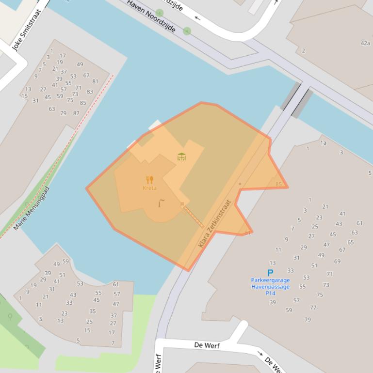 Kaart van postcodegebied 7607SR.