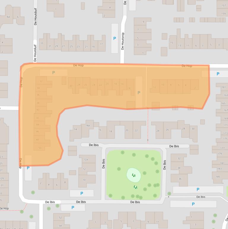 Kaart van postcodegebied 7609EP.