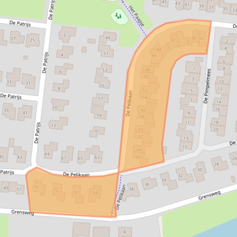 Kaart van postcodegebied 7609TL.