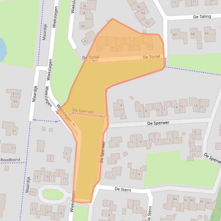 Kaart van postcodegebied 7609VL.