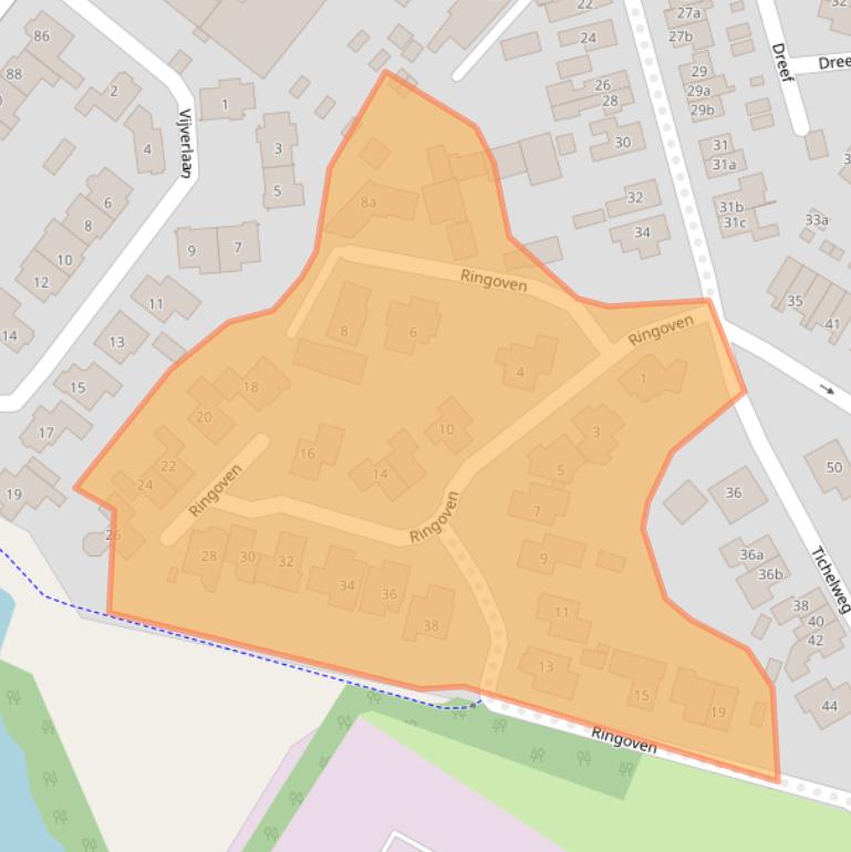 Kaart van postcodegebied 7621GN.