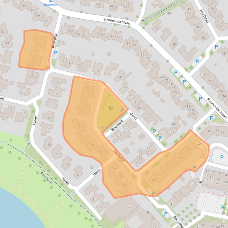 Kaart van postcodegebied 7623HC.