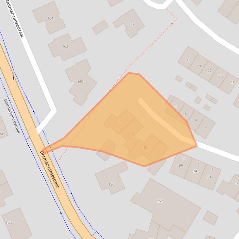 Kaart van postcodegebied 7634RN.