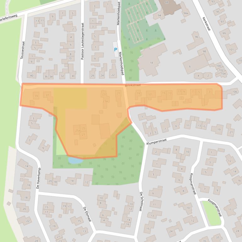 Kaart van postcodegebied 7667PR.