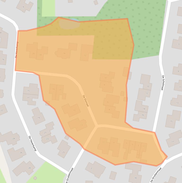 Kaart van postcodegebied 7667TC.