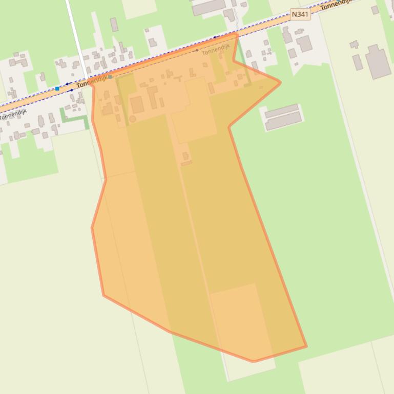 Kaart van postcodegebied 7681BS.