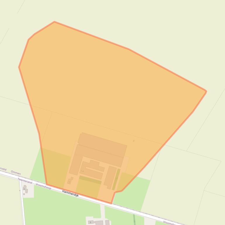 Kaart van postcodegebied 7685SB.