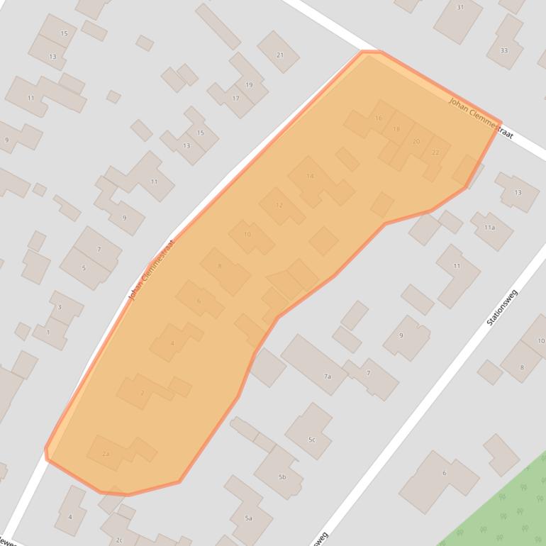 Kaart van postcodegebied 7692AN.