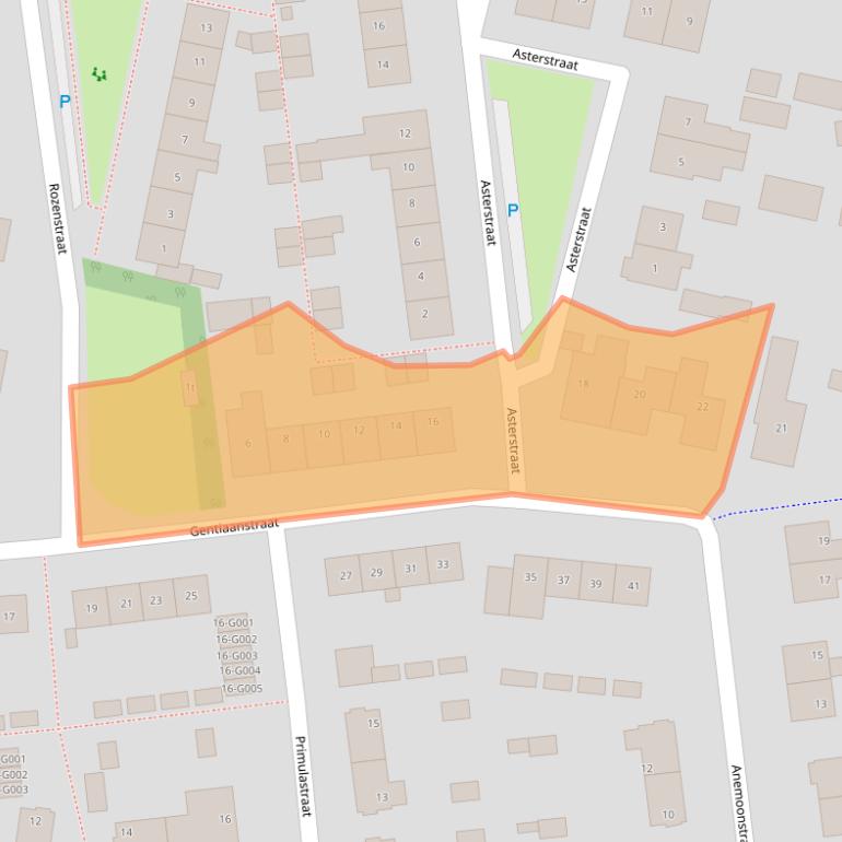 Kaart van postcodegebied 7701ES.
