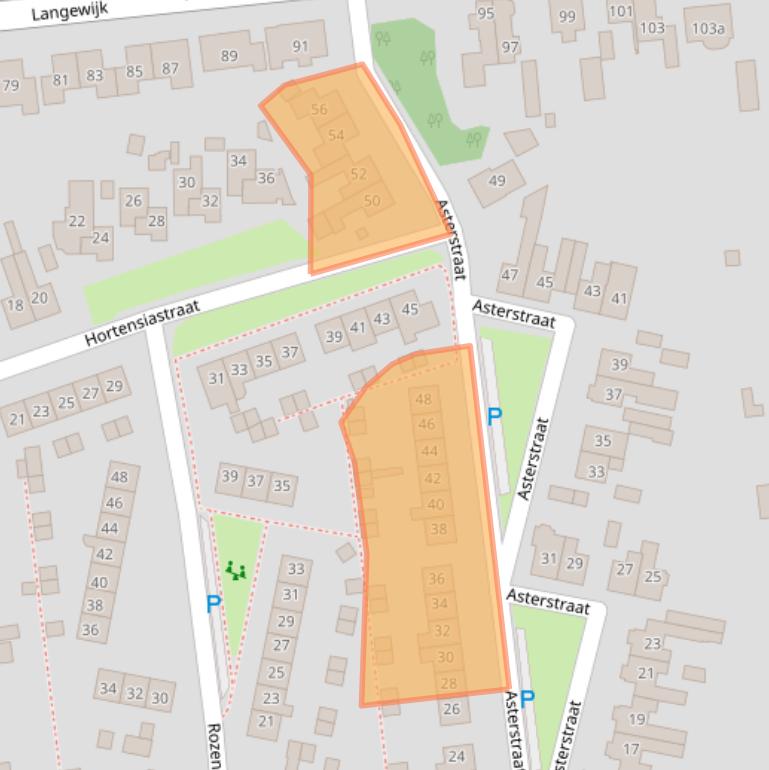 Kaart van postcodegebied 7701EX.