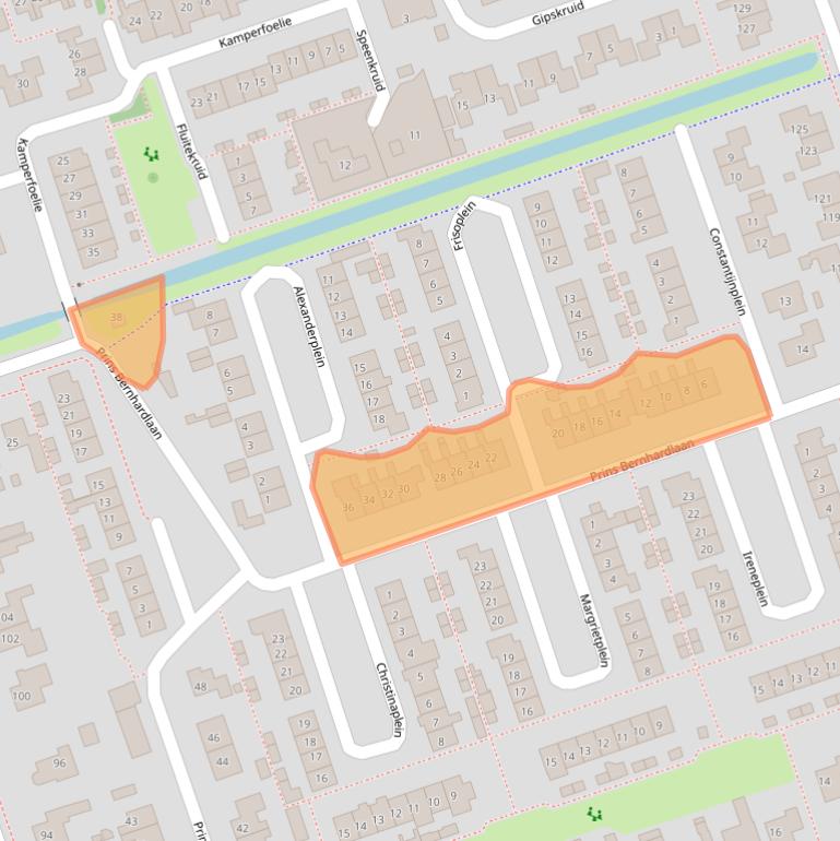 Kaart van postcodegebied 7711JS.