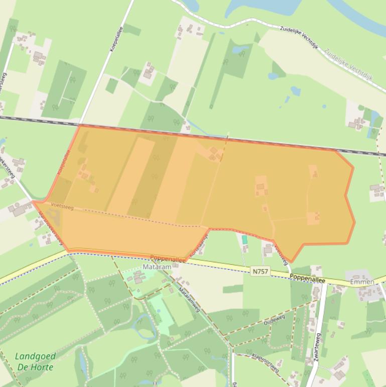 Kaart van postcodegebied 7722KV.