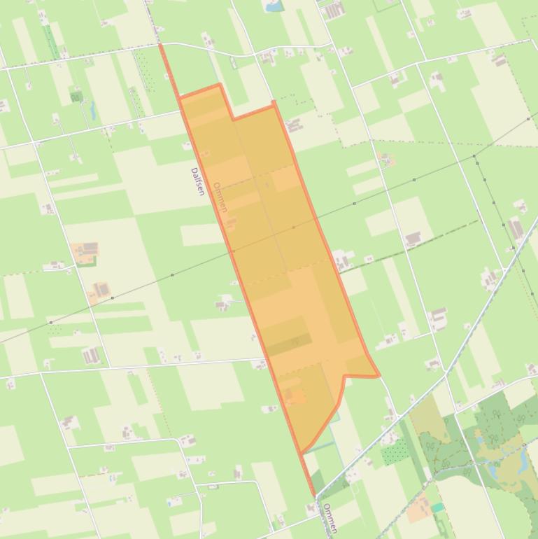 Kaart van postcodegebied 7738PJ.