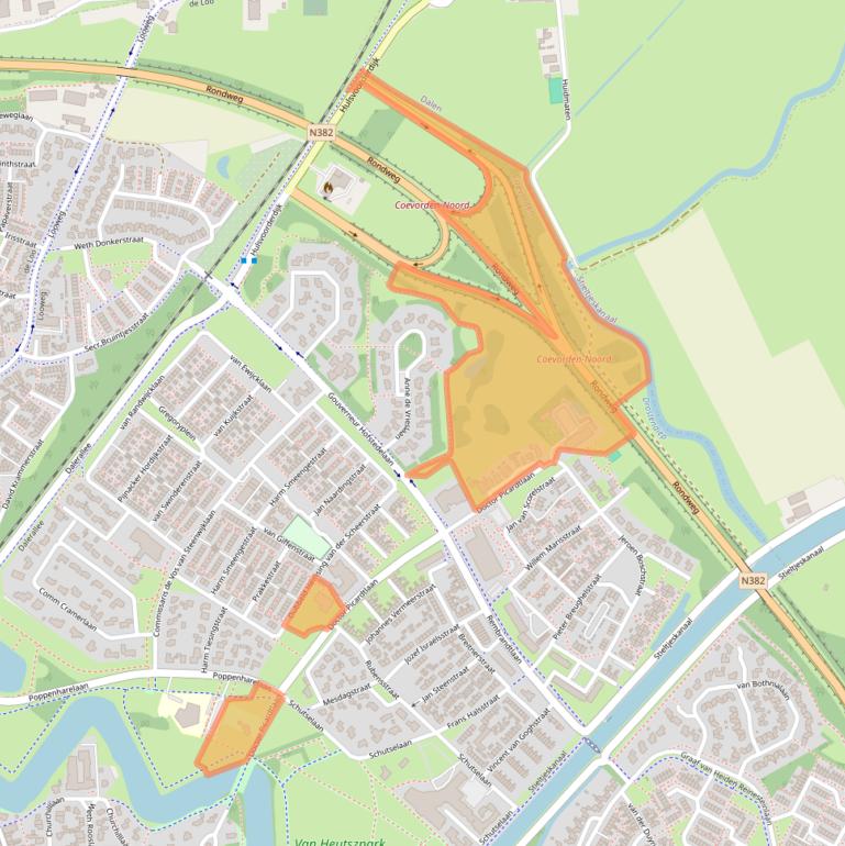 Kaart van postcodegebied 7741CT.