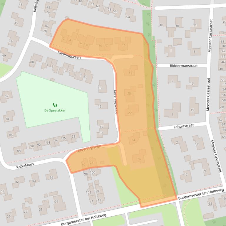 Kaart van postcodegebied 7751DN.