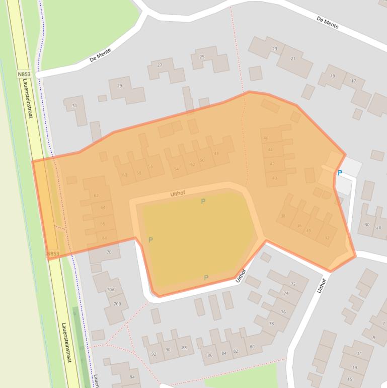 Kaart van postcodegebied 7761XK.