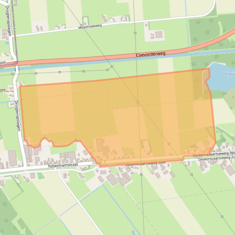 Kaart van postcodegebied 7775AG.