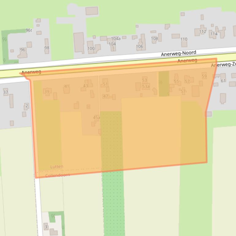 Kaart van postcodegebied 7775AP.