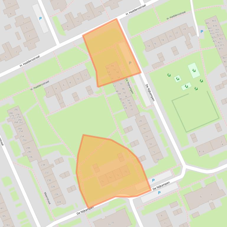 Kaart van postcodegebied 7815KV.