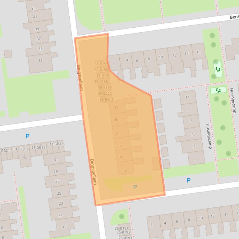 Kaart van postcodegebied 7824GL.