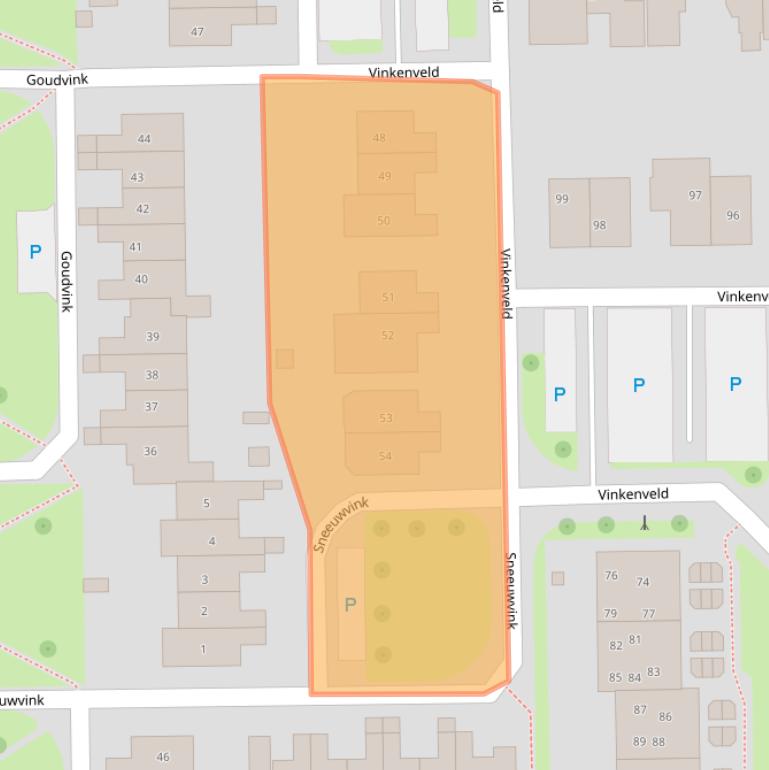 Kaart van postcodegebied 7827DS.