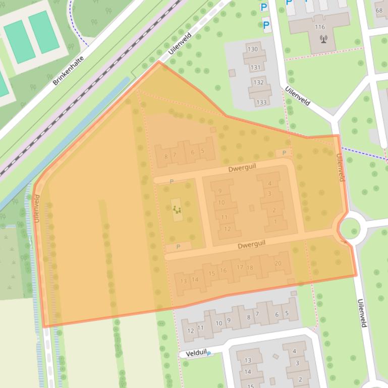 Kaart van postcodegebied 7827GN.