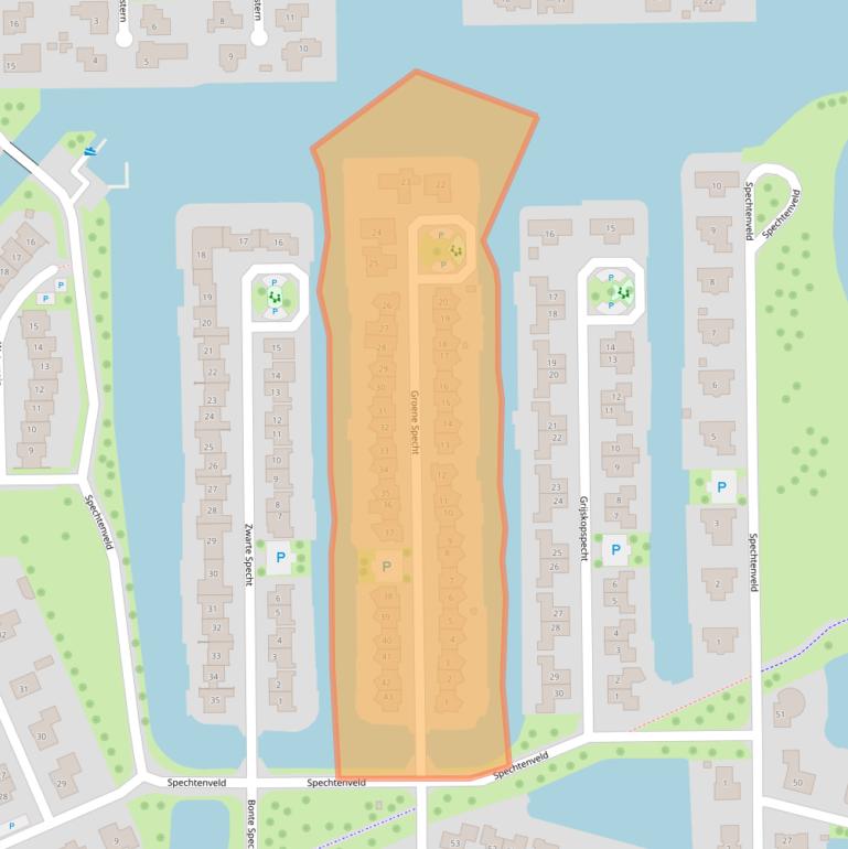 Kaart van postcodegebied 7827RD.