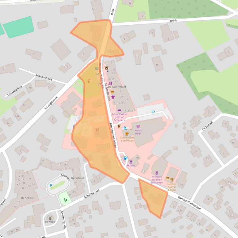 Kaart van postcodegebied 7841AC.