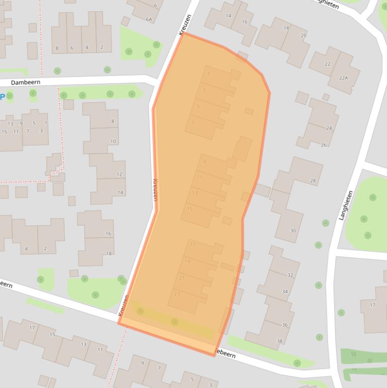 Kaart van postcodegebied 7873CH.