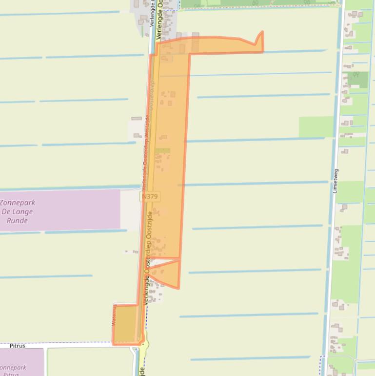 Kaart van postcodegebied 7884RH.