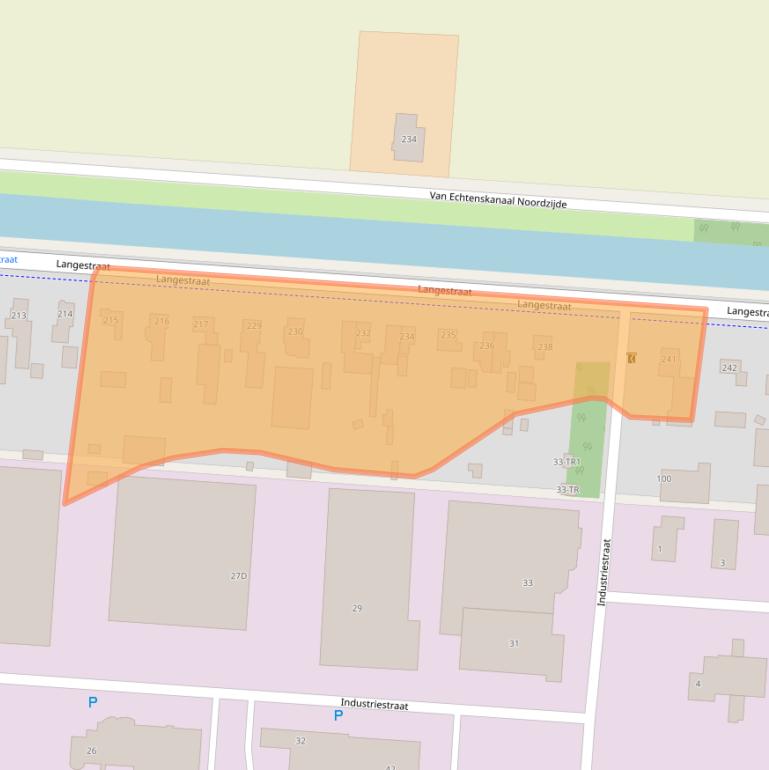 Kaart van postcodegebied 7891GP.