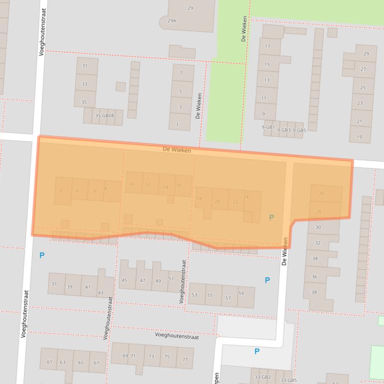Kaart van postcodegebied 7891KK.