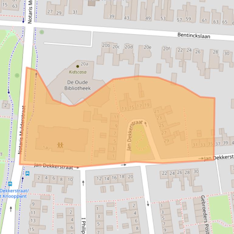 Kaart van postcodegebied 7902JG.