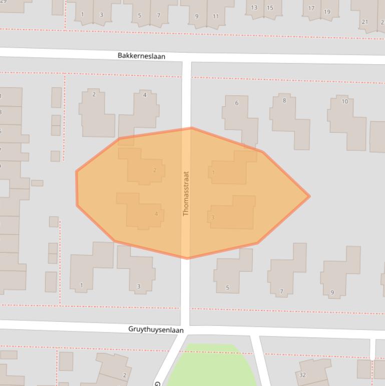 Kaart van postcodegebied 7906DL.