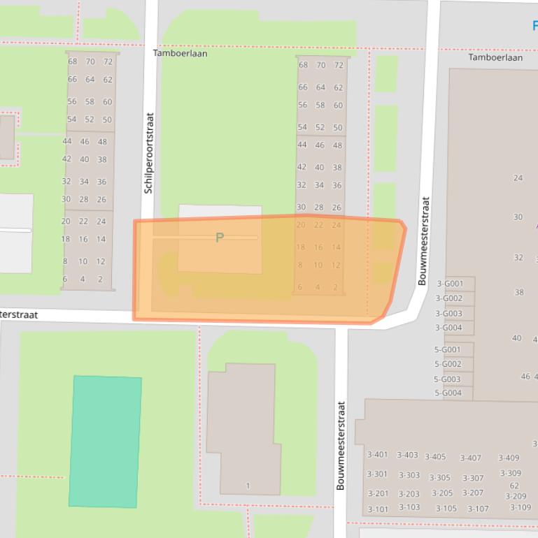 Kaart van postcodegebied 7906EV.
