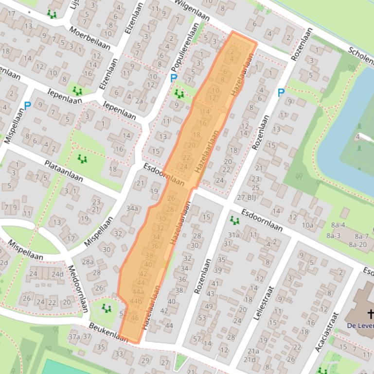 Kaart van postcodegebied 7954ED.
