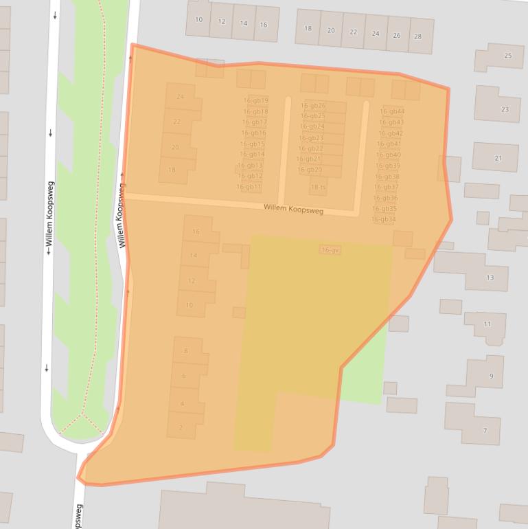 Kaart van postcodegebied 7957BS.